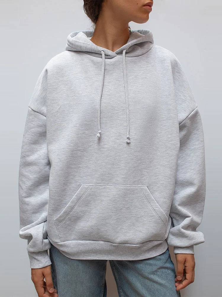 Loungewear Sæt Med Hættetrøje Og Dekorative Detaljer Til Kvinder