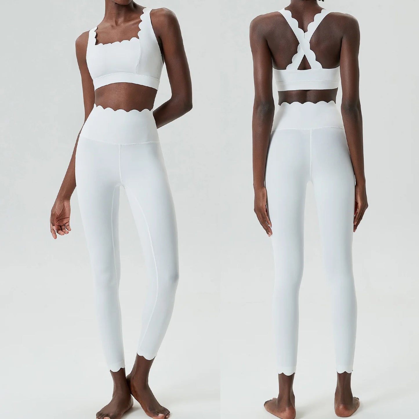 Træningssæt til kvinder | Slim Fit Yoga & Fitness Todelt