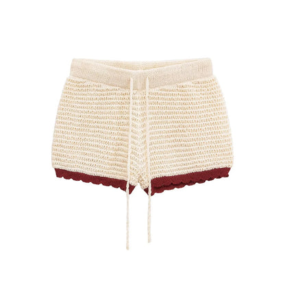 Strikket top og shortssæt til kvinder | Afslappet sommeroutfit