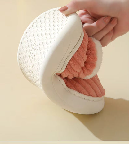 Bløde hjemmesko til kvinder | Varm foret slip-on | Komfortable indendørssko