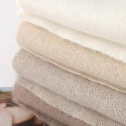 Dame bukser i blød strik | Lige ben | Komfortabelt efterårsdesign