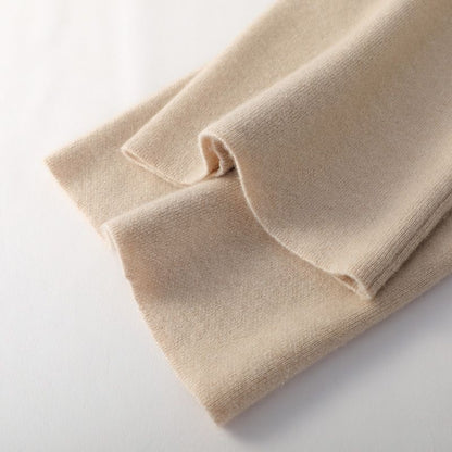 Dame bukser i blød strik | Lige ben | Komfortabelt efterårsdesign