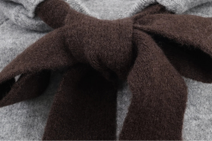 Hoodie-cardigan til kvinder | Dekorativ knude | Afslappet fit