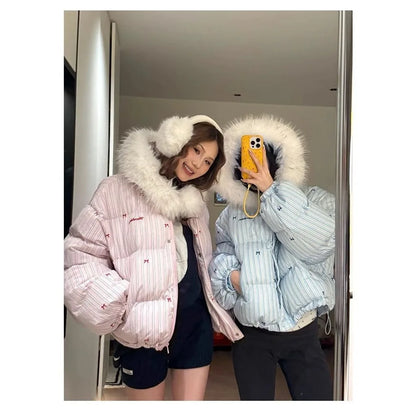 Vinterjakke med Plys Krave | Varm & Stilfuld | Perfekt til Kolde Dage