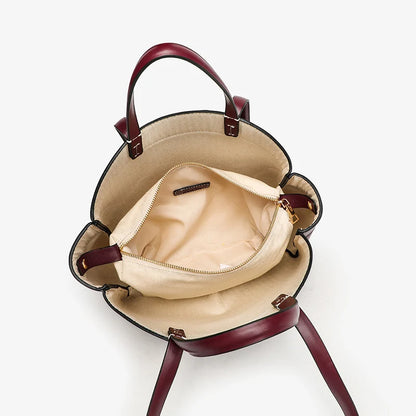 Stor Håndtaske til Kvinder | Struktureret Design | Lange Remme