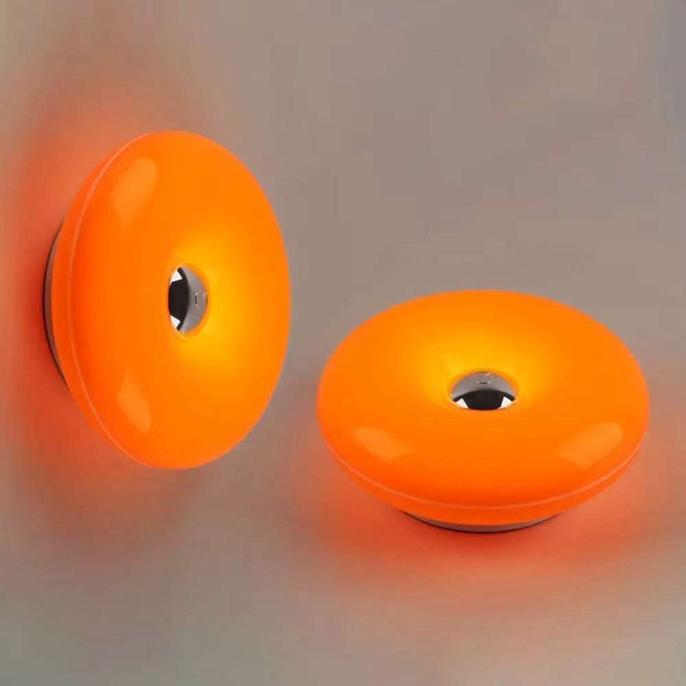 Donut væglampe med touch dæmpning og justerbart LED-lys